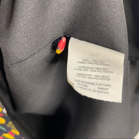 Madewell x No 6 Multi Color Floral 100% Silk Beacon Dress - Picture 6 of 7